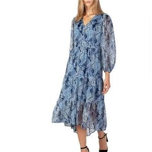 Joie Parisian Paisely Maxi Tiered Dress | Size XXL